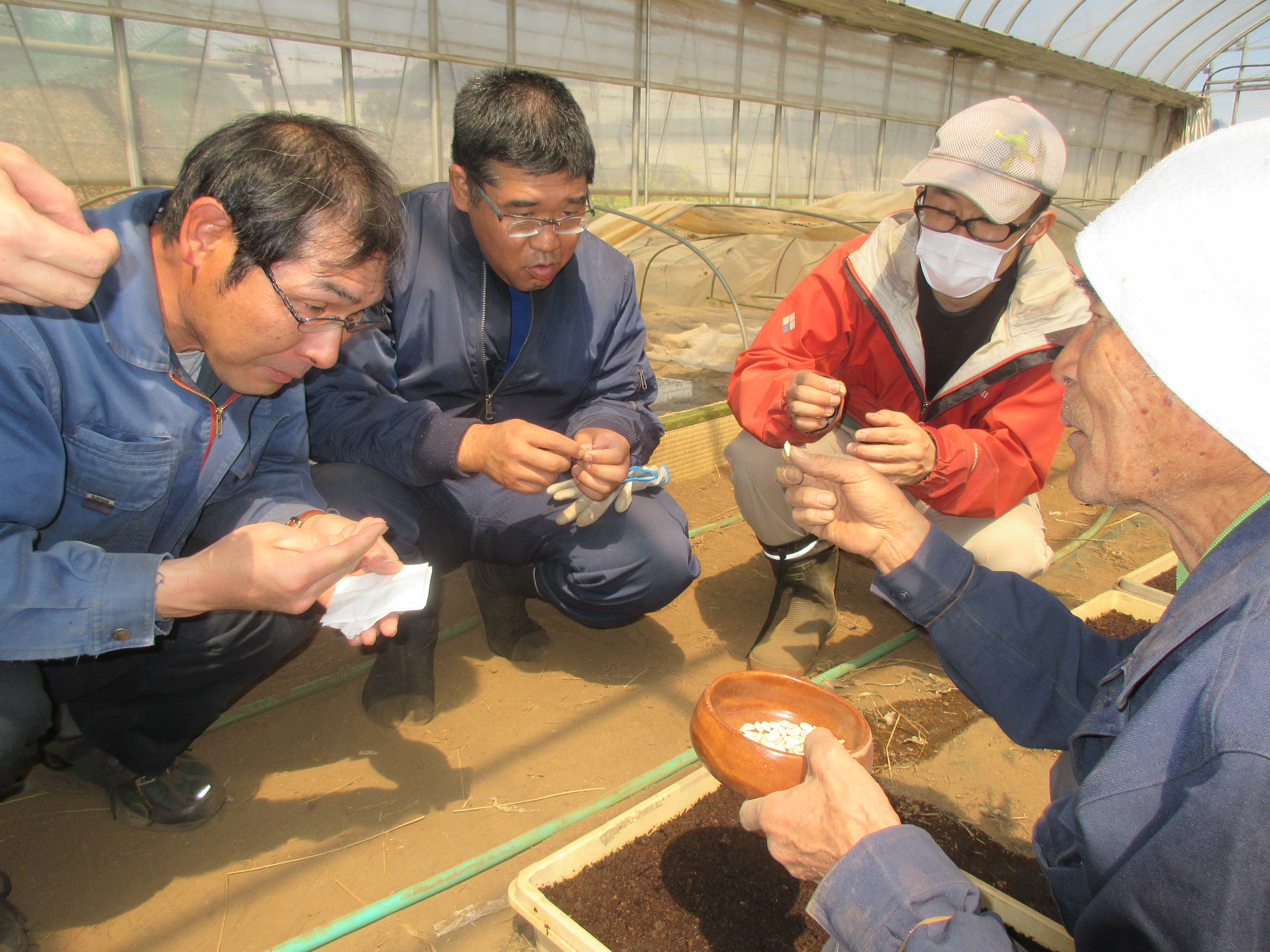 農家の大先輩から後継者たちへ 農業技術を継承
